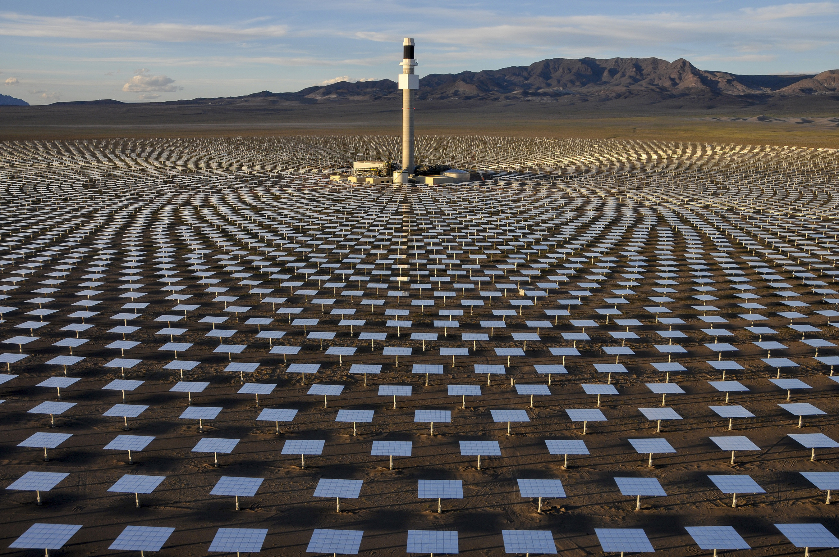 Crescent Dunes Solar Energy Project Photos